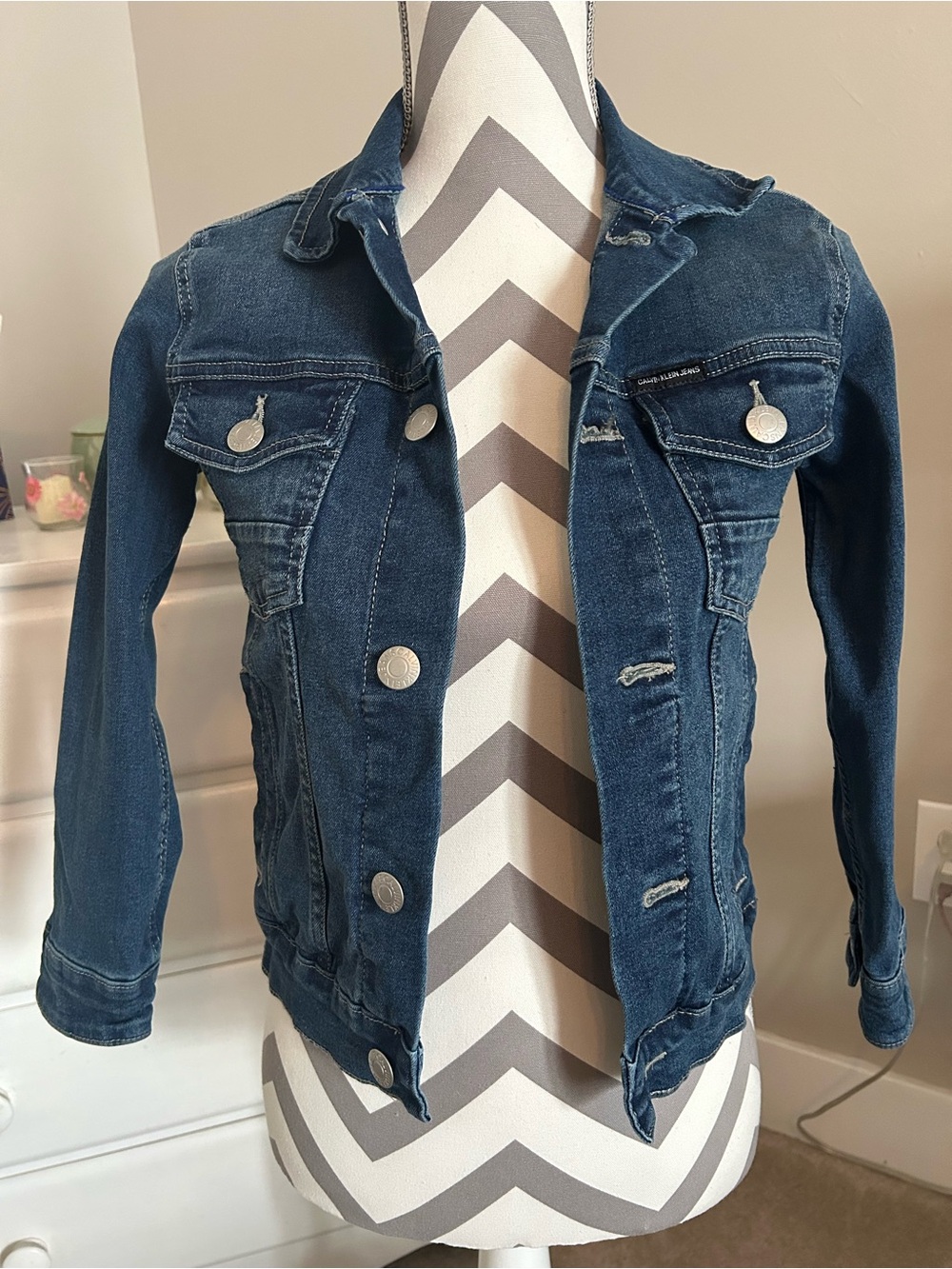 Calvin Klein Jeans Dark Blue Kids Denim Jacket
